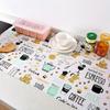 Cute Waterproof Oil Proof Shoes Cabinet Mat 1 Roll Kitchen Table Mat Drawers Cabinet Shelf Liners Cupboard Placemat