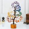 Seven Chakra Crystal Tree Good Luck Showpiece for Home Decor Items Crystals Gemstones Bonsai Money Tree for Good Luck, Decoration Gift