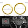 Automotive Interior Decoration Steering Wheel Sticker For  W204 W205 W203 W210 W212 Car Accessories Styling