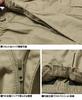 One Colors DISCUS Men's Plus Size Easy Pants with Big Pockets, Elastic Waist, Relaxed Fit, Military Style, Work Pants, Size 4L, Khaki (46)