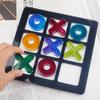 Tic Tac Toe Resin Mold with Chess Pieces Mold X O Board Game Silicone Molds for Resin Casting DIY Tabletop Board Game