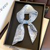 14 momme 100% Natural Twill Silk Scarf for Women Double side Female Foulard Headband Shawl Wrap Square Neckerchief Hijab Scarves