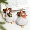 Festival Accessories Drop Ornament Christmas Angel Pendant Hanging Decorations White Dress Girl