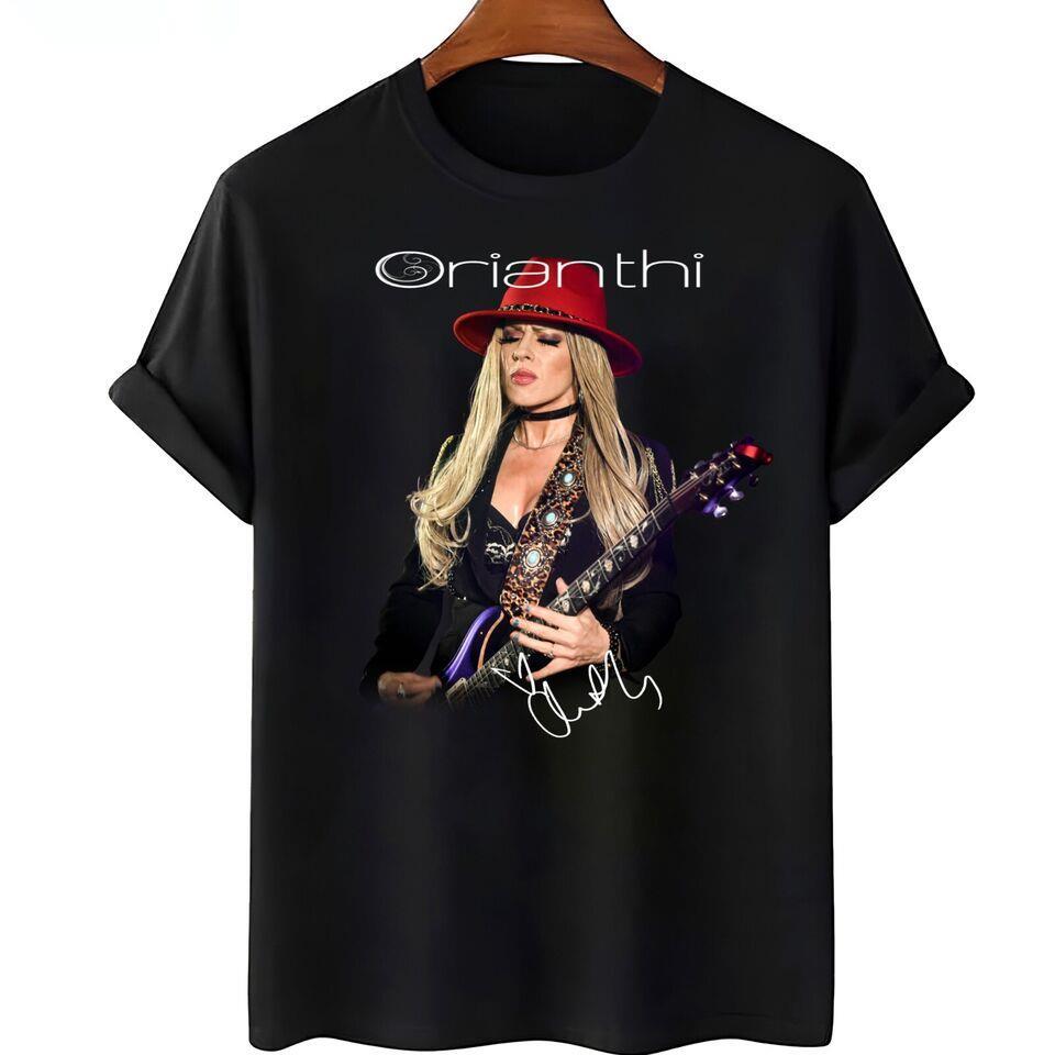 

Hot Orianthi Shirt Gift Family Unisex All Size Cotton Black T-Shirt Unisex T-Shirt XXXL