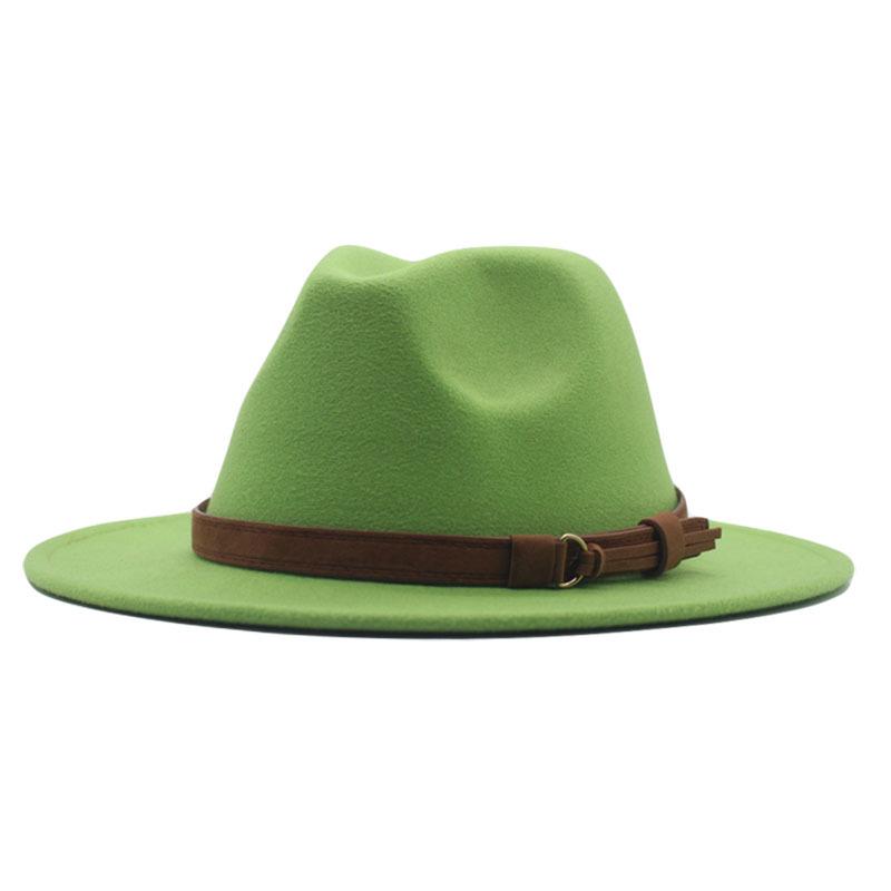 Women's Retro Wool Fedora Hat - Autumn/Winter British Style Bowler with Trendy Design