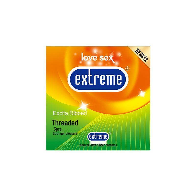 Prezervative Celebrity Ultra-Subțiri cu Particule Mari - Pachet de Trei