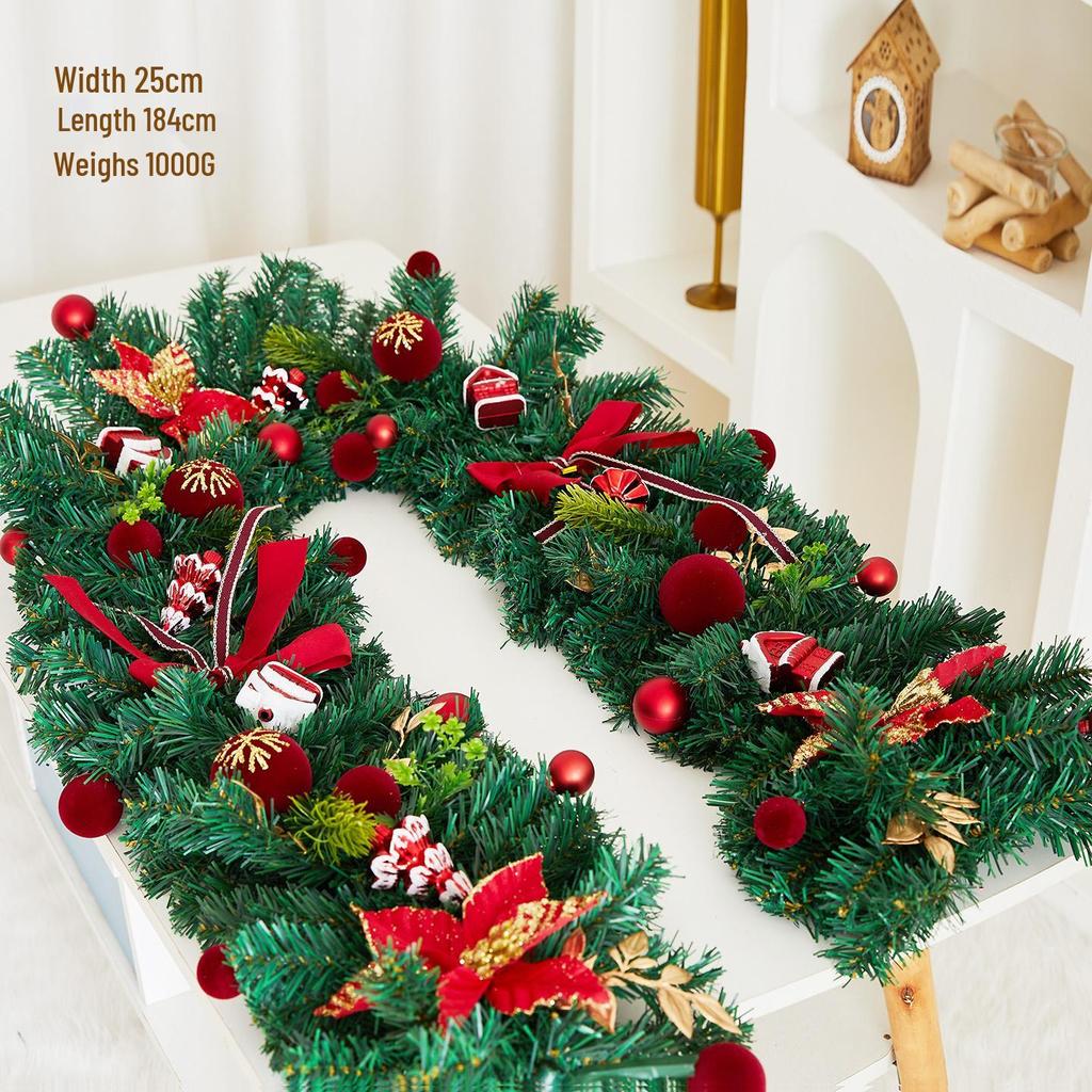 Szyfrowane Śnieżynki z Rattanu Dekoracje Świąteczne na Okna, Drzwi i Balustrady