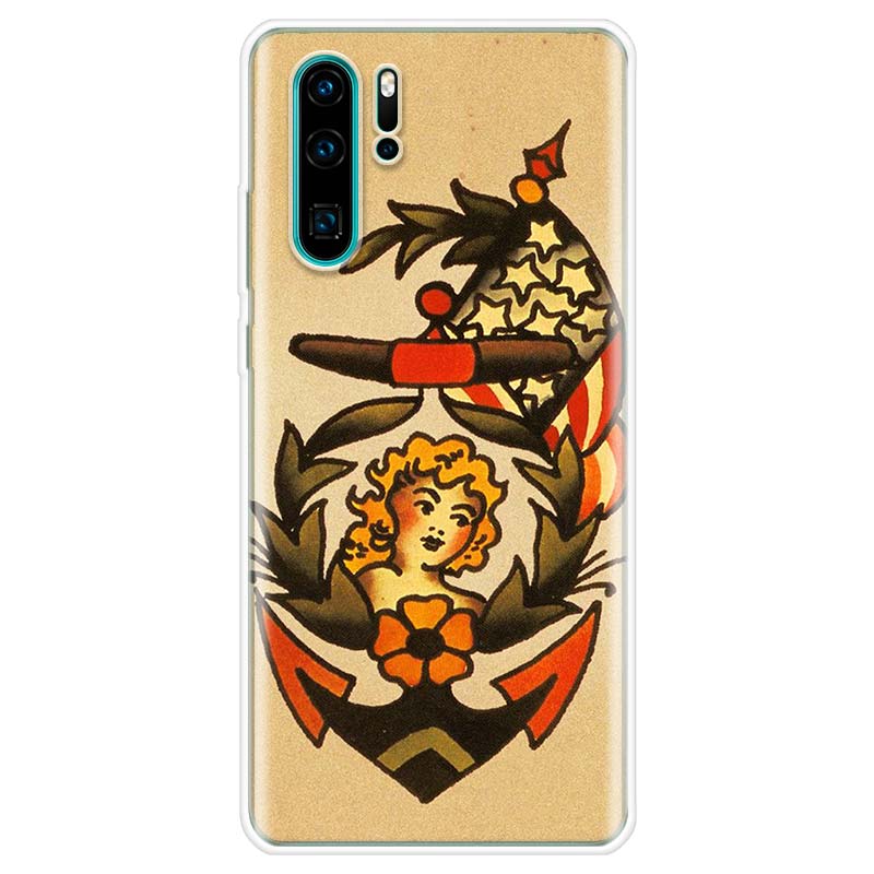 

Чехол для телефона Sailor Jerry Tattoo Cover для Huawei Y5 Y6 Y7 Y9S P Smart Z 2019 Honor 10 Lite 9 20 9X 8S 8X 8A Pro 7A 7X Coque Honor 9X(Finger)