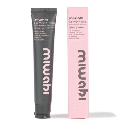 Miwabi Inorganic Sunscreen, Sensitive SPF50+ PA++++ Without Stickiness or Stinging Eyes, 50ml, 1 Unit