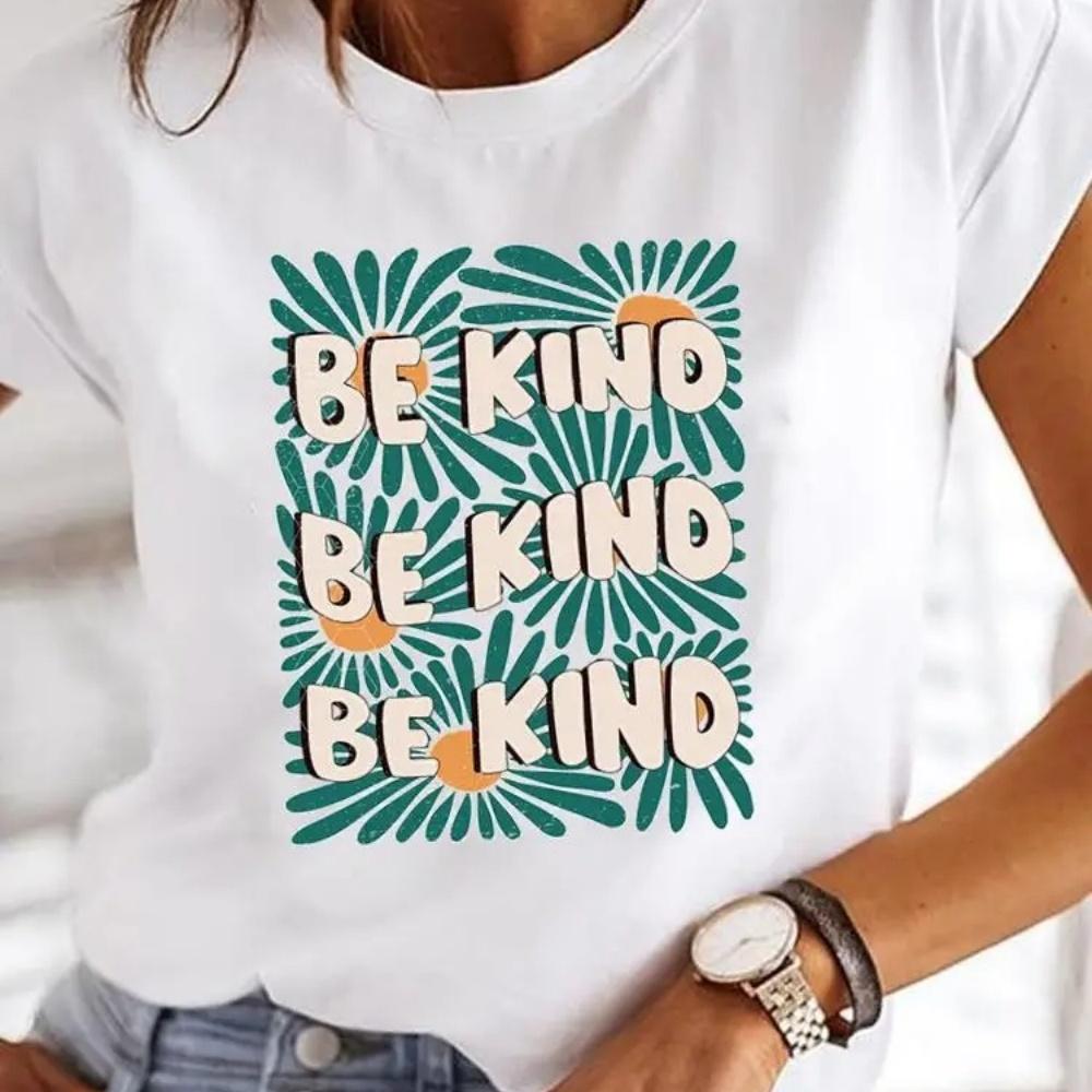 Butterfly Trend 90s Casual Top Clothes Female Short Sleeve Print Tshirts Fashion Oneck T Clothing for Women Graphic Tee