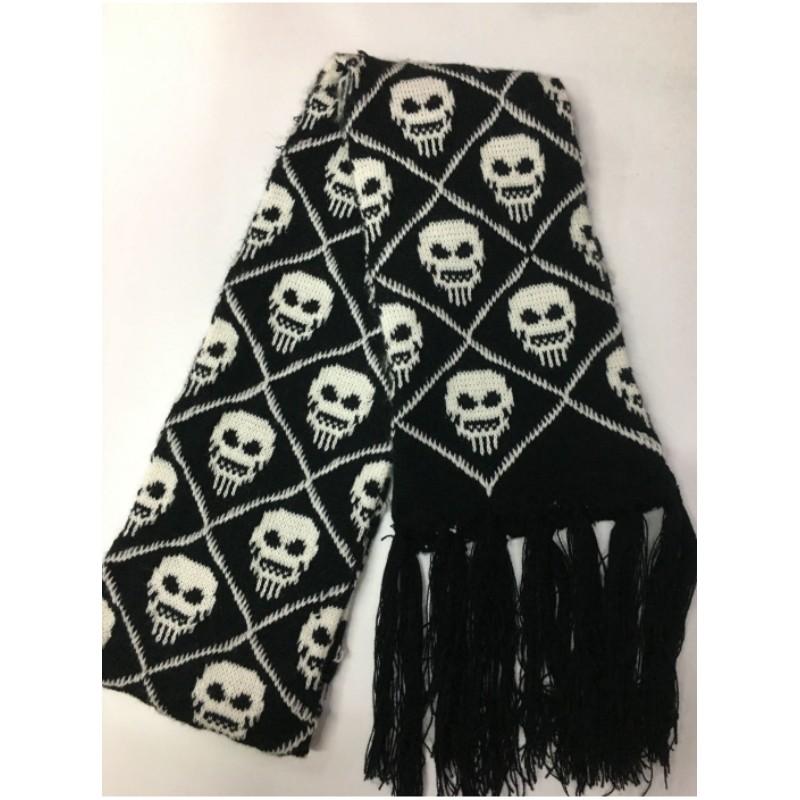 

Зимний утолщенный теплый персонализированный вязаный шарф средней длины повседневный шарф с кисточками