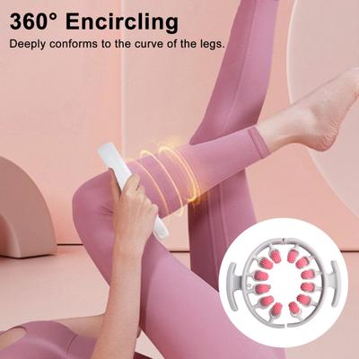 Anti-Cellulite Beinmassage-Roller Lymphdrainage Tiefengewebe-Therapie Oberschenkel Arm Rücken Schulter Muskelentspannung Massagegerät mit 12 Rollen