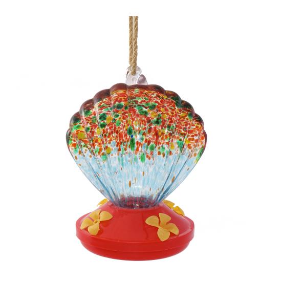 Venkovní skleněné závěsné krmítko pro kolibříky, odolné proti mravencům a včelám, vícebarevné krmítko pro ptáky, zahradní dekorace, dárek pro ženy