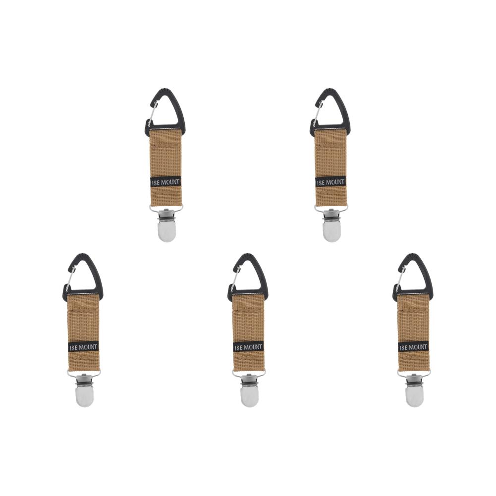 5Pcs Travel Leather Hat Clip Outdoor Backpack Luggage Storage Bag Leather Hat Clip Multifunctional Straw Hat Clip Hat Accessory