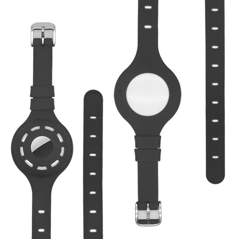 For Apple Airtag Etui Kattehalsbånd Silikon Valpehalsbånd for Hund GPS Finner Anti-tapt Lokasjonssporer Kjæledyrprodukter Tilbehør