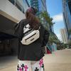 Mobile phone fanny pack trendy brand men's breast bag simple and lightweight shoulder small backpack women's leisure sports messenger bag men