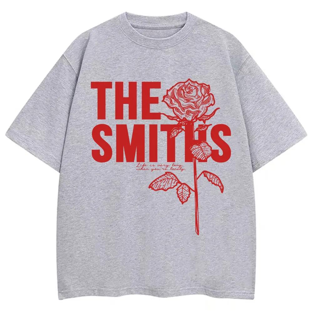Rock Band The Smiths Grafik T-Shirt Herren Damen Mode Hip Hop Vintage Harajuku T-Shirts Übergroß Lässig Baumwolle T-Shirts Streetwear