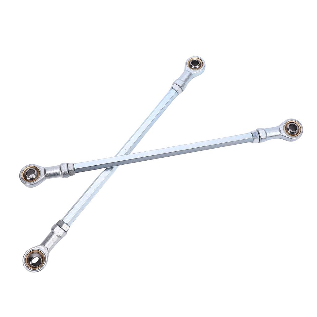 1 Pair 275mm 8mm Steering Shaft Tie Rod Steel Alloy High Hardness for Go Kart Drift Trike ATV Quad Mini Bike