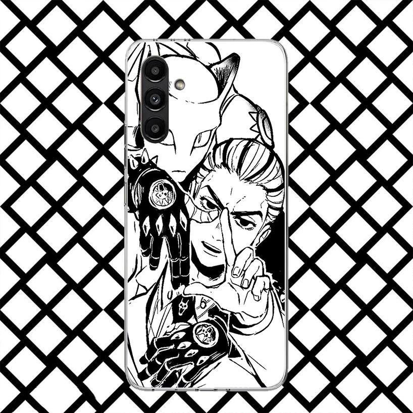 JoJo Kira Yoshikage Killer Queen Phone Case for Samsung Galaxy A17 A37 A57 A16 A26 A36 A56 A15 A25 A35 A55 A14 A24 A34 A54 A13 A