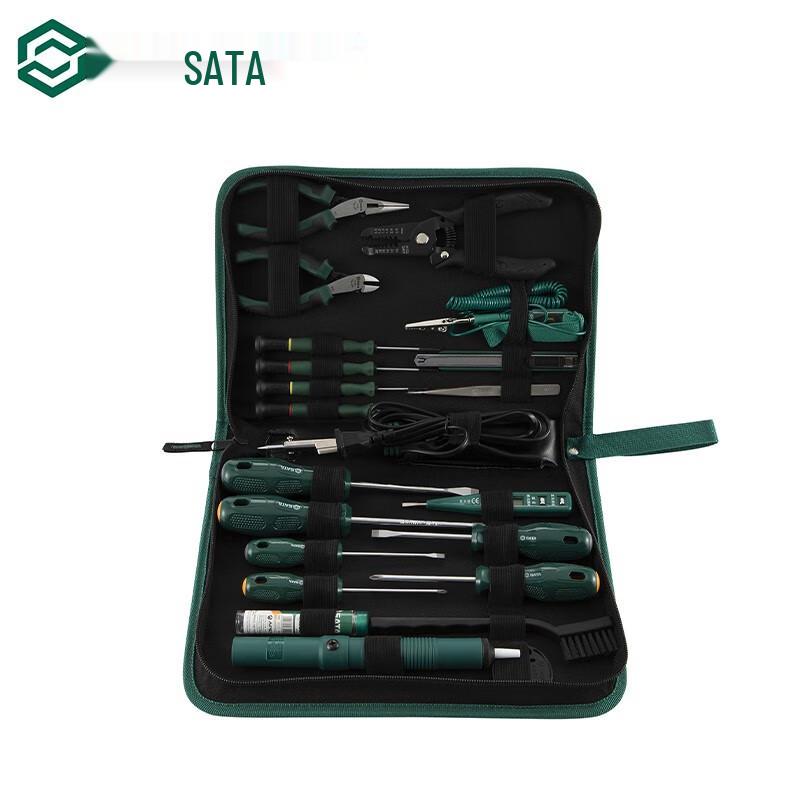 SATA 03720 22-Piece Electronics Repair Tool Kit 22-piece