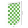 Checkerboard Wallpaper White and Green for Living Room and Bedroom 50x1000