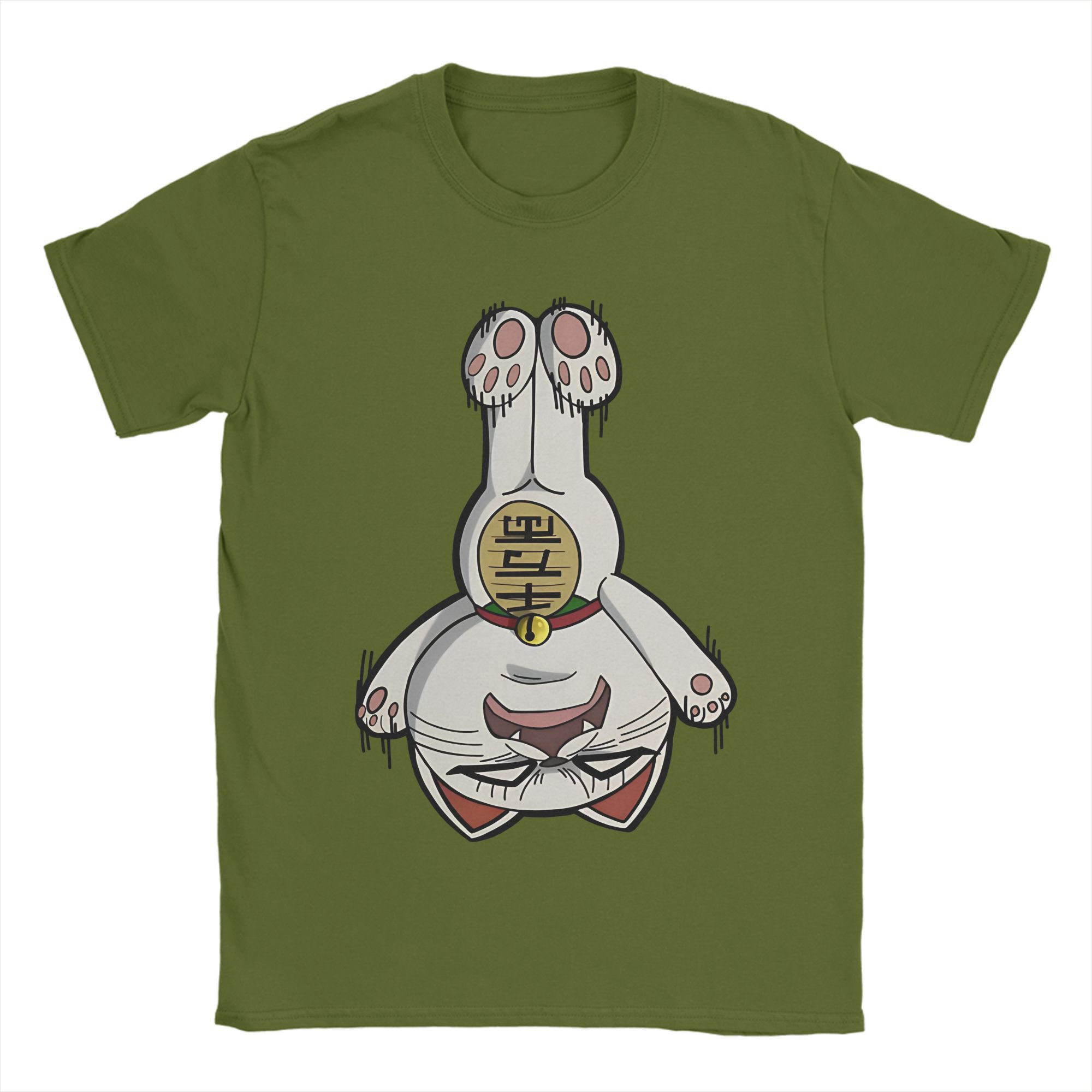 

Men s T-Shirt Turbo Granny Cat Spying Dandadan Funny 100% Cotton Tee Shirt Short Sleeve T Shirts Round Neck Clothing Graphic 4XL