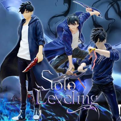 Em Estoque Figura do Rei Sombrio de Solo Leveling Sung Jinwoo Cheng Xiaoyu Modelo de Mão Ornamento de Mesa Modelo de Coleção de Anime Presentes