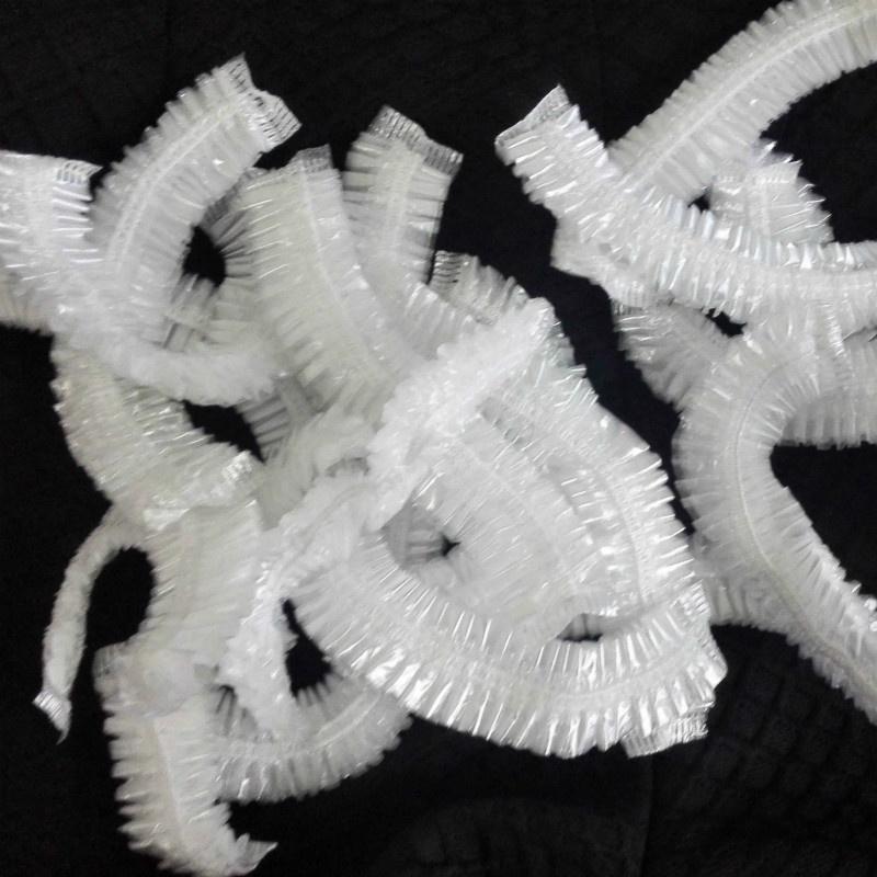 50pcs Elastic Waterproof Adults Shower Bathing Cap Disposables Spa Home Hair Hat