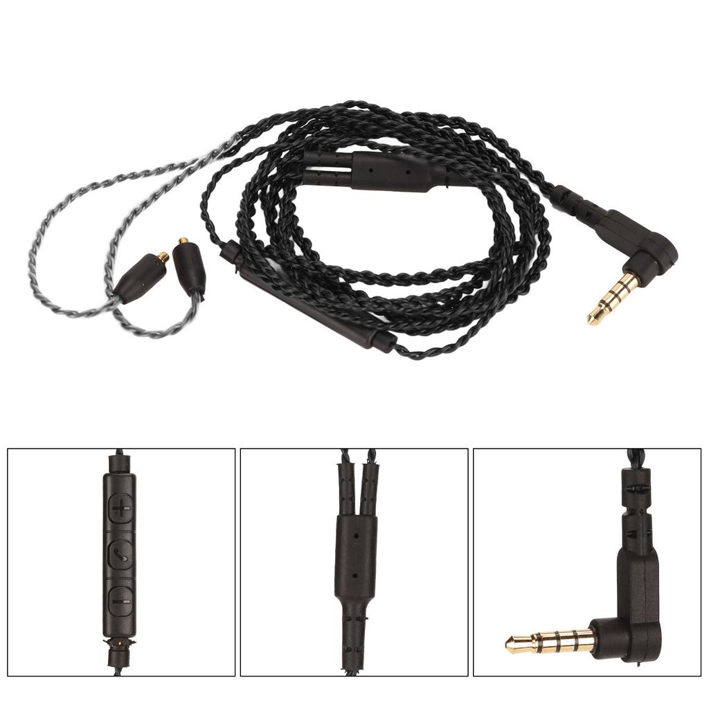Replacement Headphone Cable OFC   Earphone Cable with Mic Compatible for SE215 SE315 SE535 SE846