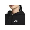 Nike Solid Color Hooded Casual Long Sleeve Sweatshirt Women sweatshirt Black DQ5794-010