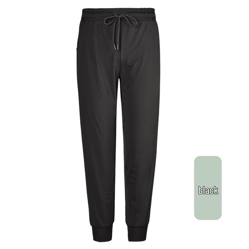 Herren Übergröße Schnelltrocknende Laufhose - Lockere Passform, Kordelzugbund, Lässige Fitnessbekleidung