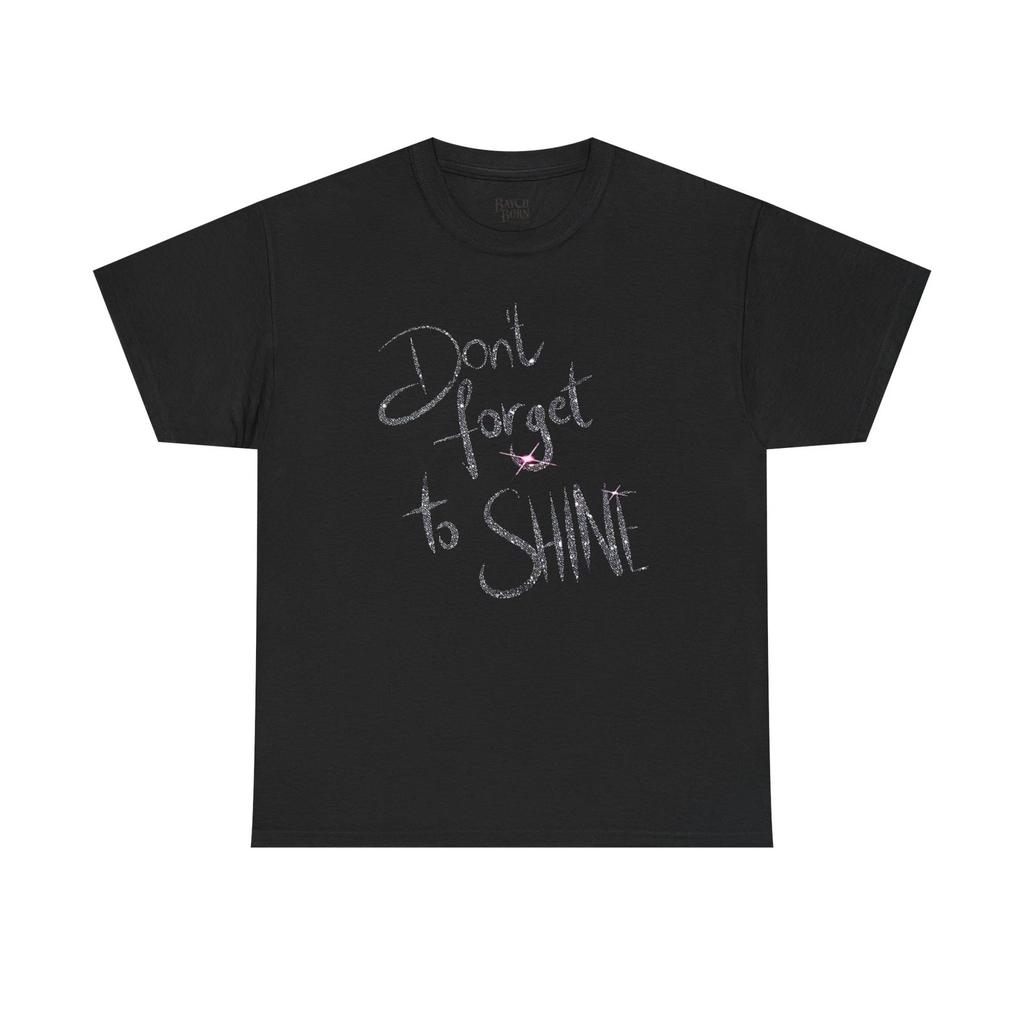 Dont Forget To Shine T-Shirt | Inspirational Script Tee, Star Chalk Art