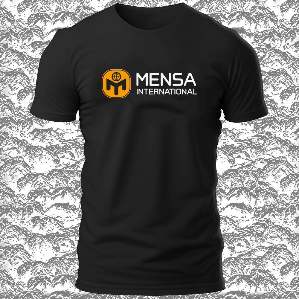 MENSA INTERNATIONAL Logo Funny T Shirt S-5XL MADE IN USA Unisex T-Shirt XXL