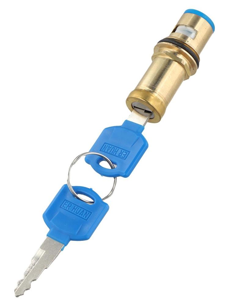 Diebstahlsicherung Zapfhahn Messingventil Wasserhahn Schloss Außenbereich