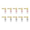 Nakamichi Excel Series 24K Gold Plated Banana Plugs 12 AWG 18 AWG Gauge Size 4mm Speaker Amplifier AV Stereo Home Theater Audio Wire Cable Screw