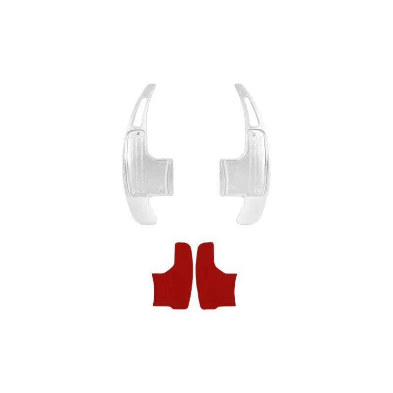 Car Shift Paddles Decorative Cover Stickers Fit For Ford Mustang 2015 Up Aluminum Alloy Interior Accessories