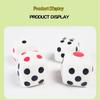Dice Kawaii Soft Slow Rising Large 6-Sided Dice With Dots Stress Relief Kids Toys Collection Decorative Props