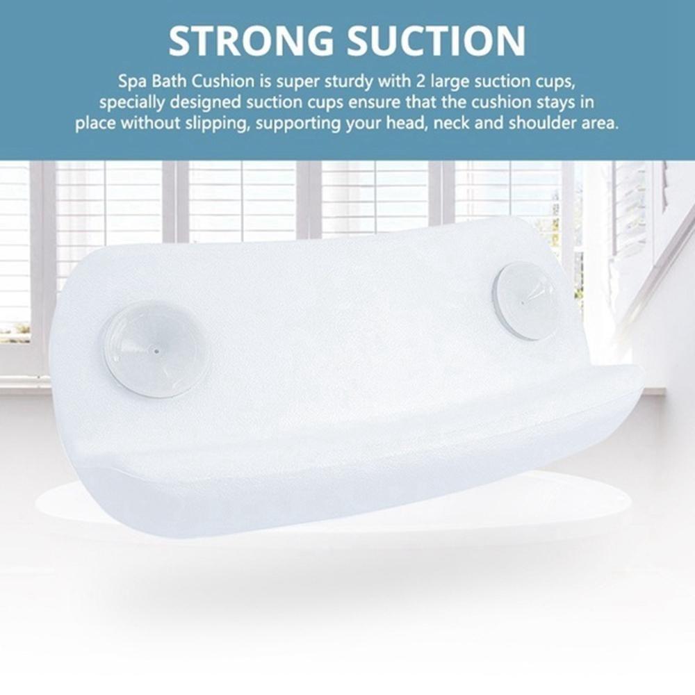 Supply with Suction Cups Neck Support Bathtub Bath Pillow Tub Accersories Cushion Head Rest