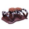 1 pezzo di fermaglio per capelli elastico doppio cursore forcina perline di legno pettine per capelli accessori vintage da donna