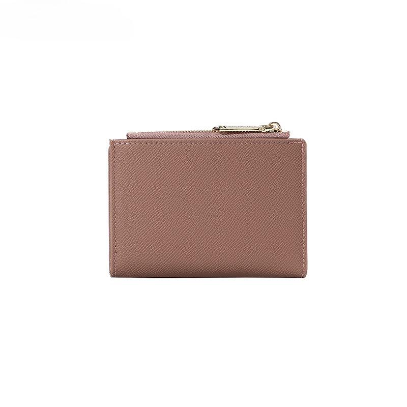 High Quality Women Wallet PU Leather Short Zipper & Hasp Wallets Clutch for Female Credit Card Holders Purse Luxury Designer Money Clip