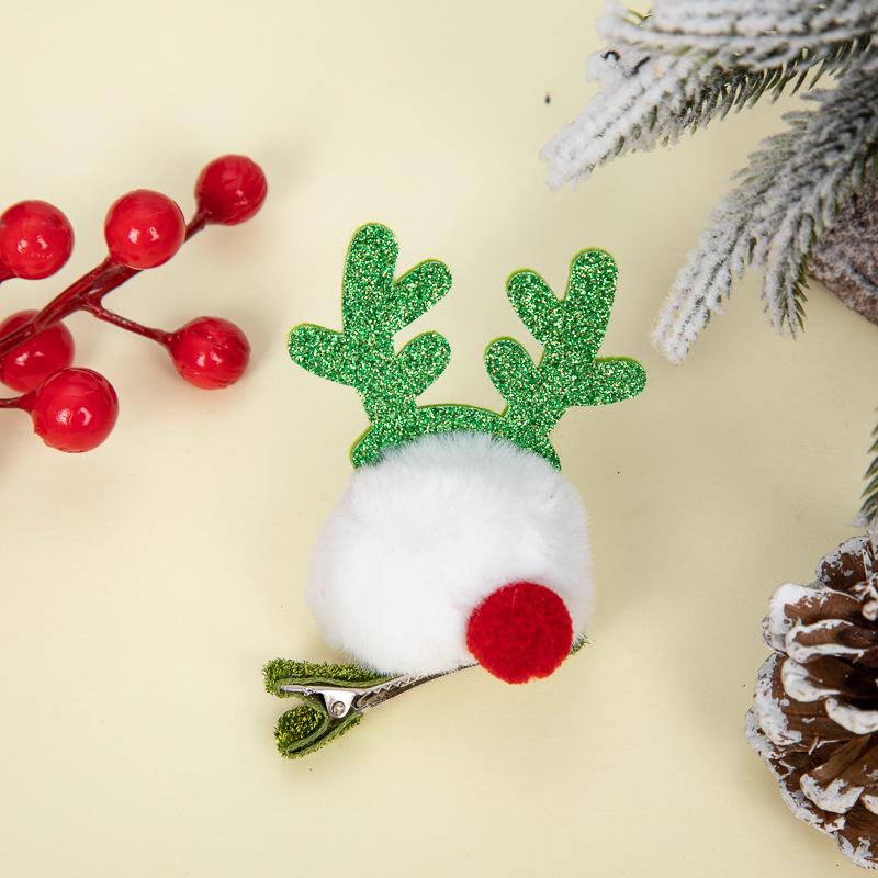 Christmas Reindeer Antler Hair Clips for Children - Festive Hairpins