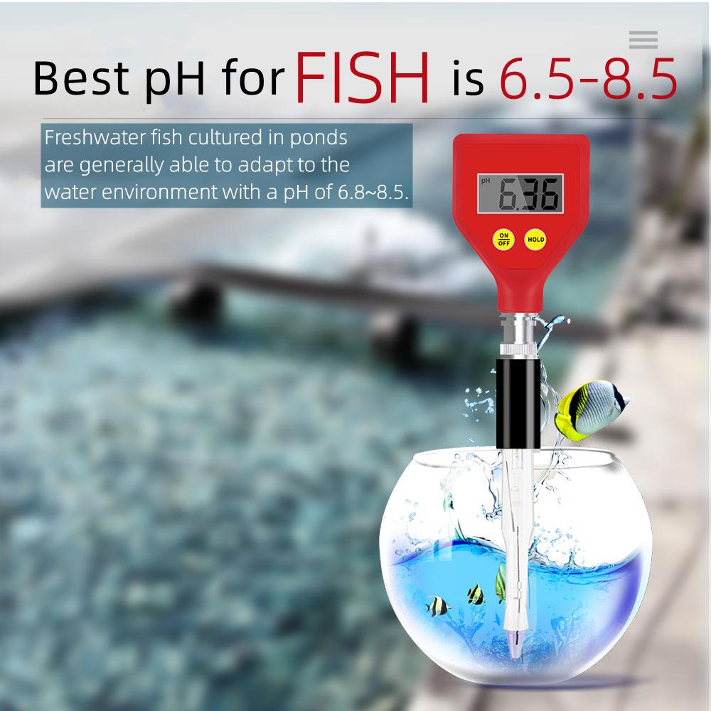 PH-108 Digital Soil pH Meter Food pH Tester For Plants Flowers Milk Cheese Vegetable Acidity Moisture Monitoring Tools 20% OFF