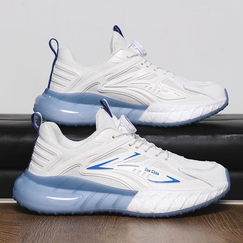 YRZL Men's Sneakers Lightweight Breathable Black Running Shoes Plus Size Non Slip Casual Wear Resistant Tennis Shoes for Men