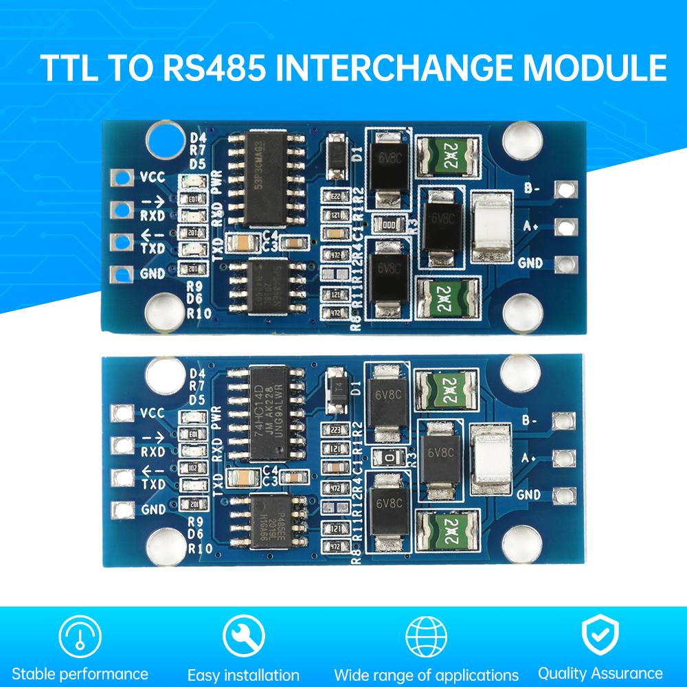 DC 3.3V/5V TTL Turn RS485 Module 485 To Serial UART Level Mutual Conversion Hardware Automatic Flow Control