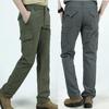 Cargo Pants Muži Vodotěsné Rychleschnoucí Prodyšné Lehké Dlouhé Kalhoty Pánské Běžné Tenké tenké kalhoty