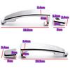 For Chevrolet Captiva Sport/Aveo/Saturn 1/2/4 Pcs Front Left with Keyhole Front Right/Rear Chrome ABS Door Outer Handle Covers