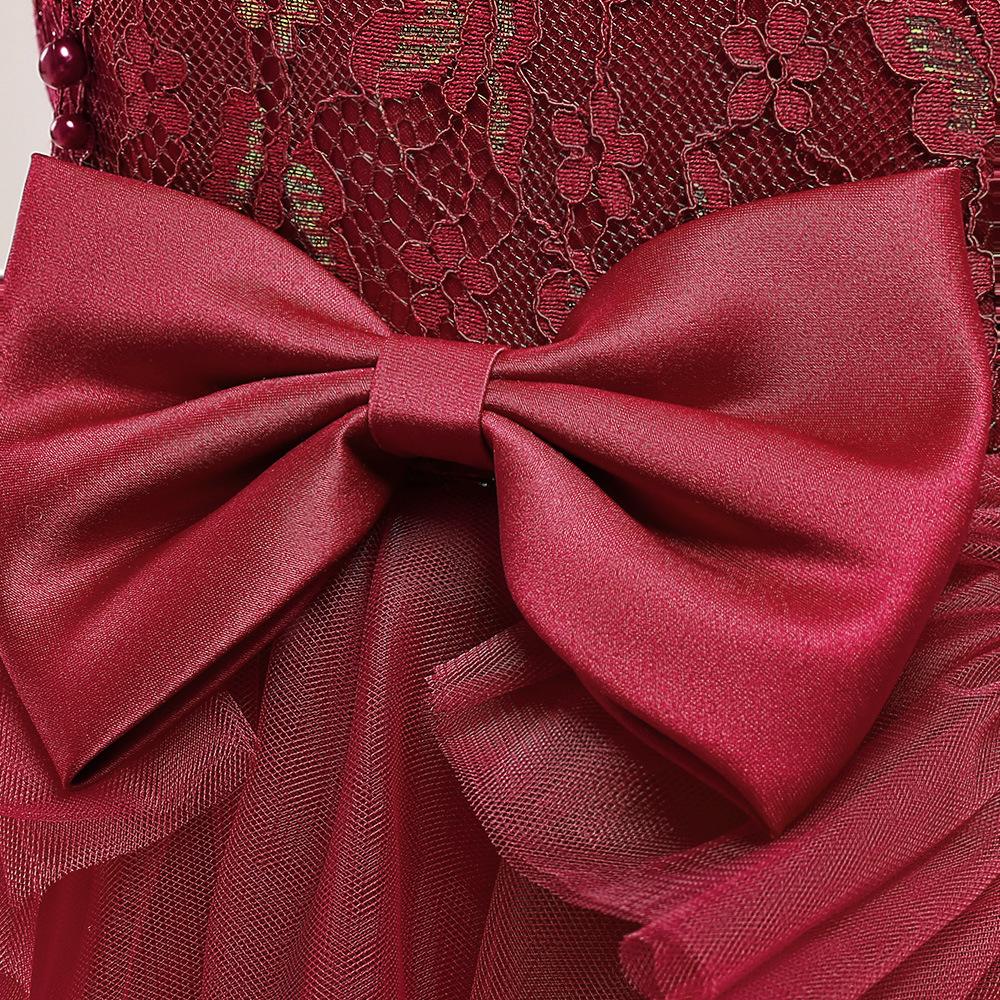 Teen Girls Dress Baby Girls Princess Prom Dress Kids Dresses For Girls Baptism 1st Birthday Wedding Bridesmaid Infant Dress