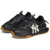New MLB Chunky Runner New York Yankees Anti Slip And Wear Resistant Height Increasing Low Top Chunky Sneakers Unisex Black 3ASHCRR3N-50BKS