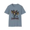 Unisex Softstyle T-Shirt Chibi Horror Lamp Bat Hybrid Funny Creature Design
