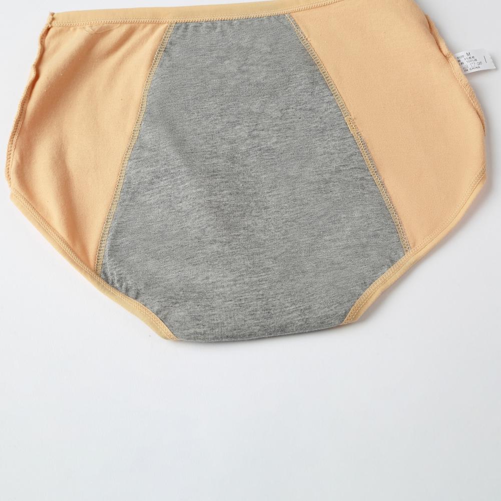 Menstruasjonsundertøy for kvinner Mellomhøyde blomster Postpartum Hipster Dame Blondestruser Jenter Stretch-truser i bomull